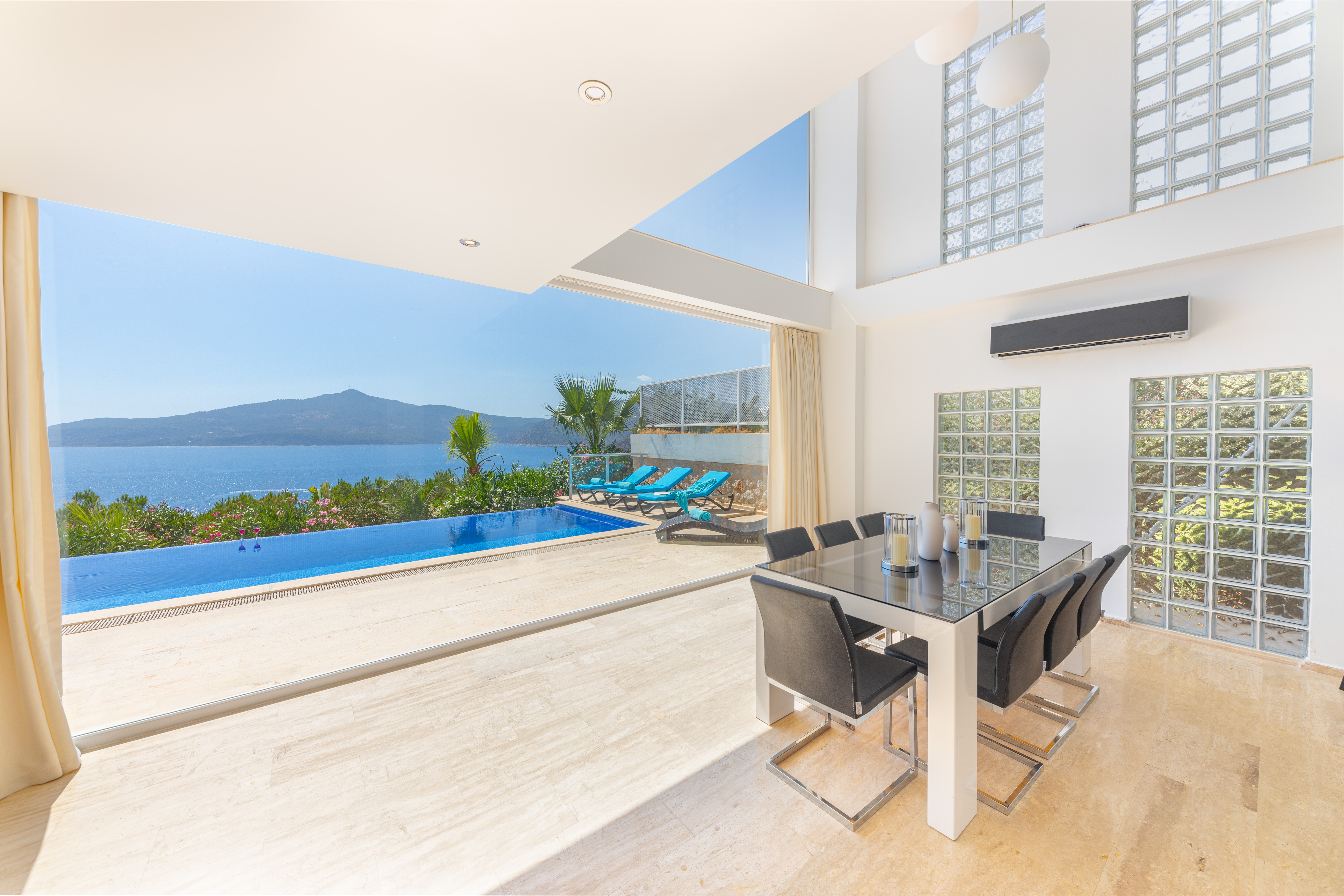 Villa Bianca Kalkan sunset view